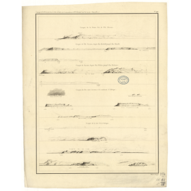 Reproduction carte marine ancienne - 994 - SOCOTRA (île), ASIR (Ras) - INDIEN (Océan), ARABIE (Mer), AFRIQUE (Côte Est) - (1843