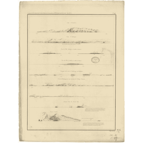 Reproduction carte marine ancienne - 996 - ADEN (Cap), BUNDER-KASSEM - YEMEN, SOMALIE - INDIEN (Océan), ADEN (Golfe) - (1843 - 1 Reproduction carte marine ancienne - 996 - ADEN (Cap), BUNDER-KASSEM - YEMEN, SOMALIE - INDIEN (Océan), ADEN (Golfe) - (1843 - 1