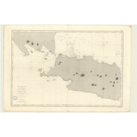 Carte marine ancienne - 2739 - SUMATRA (Côte Sud), SUMATERA (Côte Sud), JAVA (Côte Ouest) - INDONESIE - INDIEN (Océan), PACIFIQU