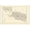 Carte marine ancienne - 2739 - SUMATRA (Côte Sud), SUMATERA (Côte Sud), JAVA (Côte Ouest) - INDONESIE - INDIEN (Océan), PACIFIQU