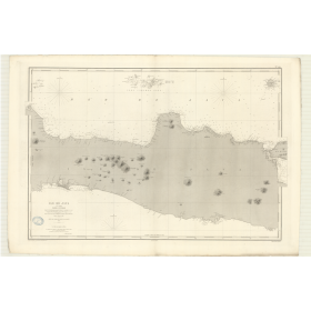 Reproduction carte marine ancienne - 2740 - JAVA - INDONESIE - INDIEN (Océan), PACIFIQUE, JAVA (Mer) - (1868 - 1893)
