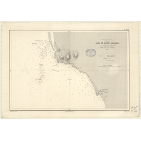 Reproduction carte marine ancienne Shom - 2875 - HINDOUSTAN (Côte Ouest), VINGORLA (Rade) - INDE (Côte Ouest) - INDIEN