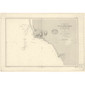 Reproduction carte marine ancienne Shom - 2875 - HINDOUSTAN (Côte Ouest), VINGORLA (Rade) - INDE (Côte Ouest) - INDIEN