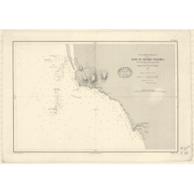 Reproduction carte marine ancienne - 2875 - HINDOUSTAN (Côte Ouest), VINGORLA (Rade) - INDE (Côte Ouest) - INDIEN (Océan) - (187