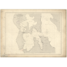 Reproduction carte marine ancienne Shom - 2880 - NICOBAR (îles), NANCOWRY (Port) -INDIEN (Océan),BENGALE (Golfe) - (18