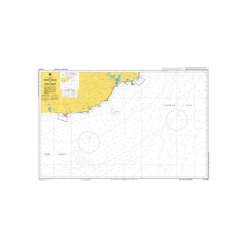 Australian Hydrographic Office - AUS805 - Point Hicks to Cape Howe