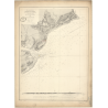 Reproduction carte marine ancienne - 2881 - BUFFALO (Rivière), EAST-LONDON (Port) - AFRIQUE DU SUD (Côte Sud-Est) - INDIEN (Océa