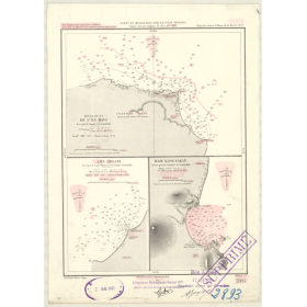 Reproduction carte marine ancienne Shom - 2893 - GAYS (île), QAIS (île) - IRAN (Côte Sud) - INDIEN (Océan),PERSIQUE