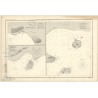 Reproduction carte marine ancienne Shom - 2894 - CHAREK, CHARAK - IRAN (Côte Sud) - INDIEN (Océan),PERSIQUE (Golfe) -