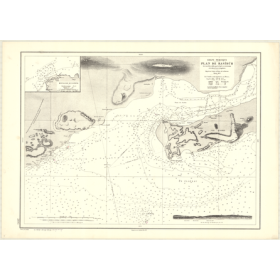 Reproduction carte marine ancienne - 2895 - CLARENCE (Détroit), BASIDUH, KHURAN, QESHM (île), BASA IDU - IRAN (Côte Sud) - INDIE