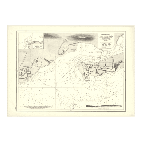 Reproduction carte marine ancienne - 2895 - CLARENCE (Détroit), BASIDUH, KHURAN, QESHM (île), BASA IDU - IRAN (Côte Sud) - INDIE Reproduction carte marine ancienne - 2895 - CLARENCE (Détroit), BASIDUH, KHURAN, QESHM (île), BASA IDU - IRAN (Côte Sud) - INDIE