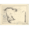 Reproduction carte marine ancienne Shom - 2898 - SAU-O (Baie), SO O WAN - FORMOSE,TAIWAN (Côte Est) - pACIFIQUE,CHINE (