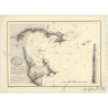 Reproduction carte marine ancienne - 2898 - SAU-O (Baie), SO O WAN - FORMOSE, TAIWAN (Côte Est) - PACIFIQUE, CHINE (Mer) - (1870