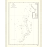 Reproduction carte marine ancienne - 2950 - CARGADOS CARAJOS (Récifs) - INDIEN (Océan), INDES (Mer) - (1870 - ?)