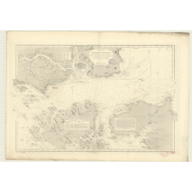 Reproduction carte marine ancienne - 2957 - SINGAPOUR (Détroit), PEDRA BRANCA, RAFFLES - MALAISIE - PACIFIQUE, CHINE (Mer) - (18