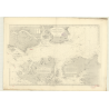 Reproduction carte marine ancienne Shom - 2957 - SINGAPOUR (Détroit), pEDRA BRANCA, RAFFLES - MALAISIE - pACIFIQUE,CHIN