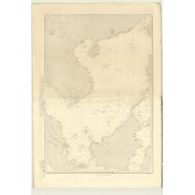 Reproduction carte marine ancienne - 3002 - BORNEO - VIETNAM, CHINE (Côte Sud) - PACIFIQUE, CHINE (Mer) - (1871 - 1898)