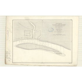 Reproduction carte marine ancienne - 3296 - MEKONG (Cours), MITHO (Rade), MYTHO (Rade) - COCHINCHINE (Basse), VIETNAM - PACIFIQU