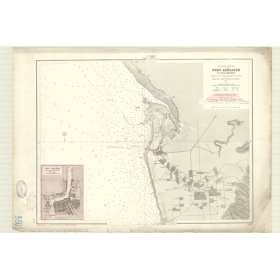 Reproduction carte marine ancienne Shom - 3501 - SAINT-VINCENT (Golfe), ADELAIDE (Port) - AUSTRALIE (Côte Sud) - INDIEN