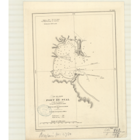 Reproduction carte marine ancienne Shom - 3509 - LUCON (île), LINGAYEN (Golfe), SUAL (Port) - PhilippINES - pACIFIQUE -