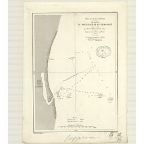 Carte marine ancienne - 3511 - VATOUMANDRE (Mouillage), VATOMANDRY (Mouillage) - MADAGASCAR (Côte Est), MADAGASCAR (Côte Est) -