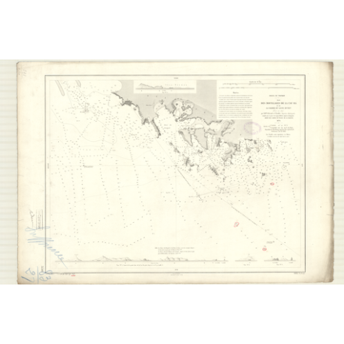 Carte marine ancienne - 3516 - TONKIN (Golfe), TONG-KIN (Delta), CAC-BA (Mouillage), LACH HUYEN (Mouillage) - VIETNAM - PACIFIQU