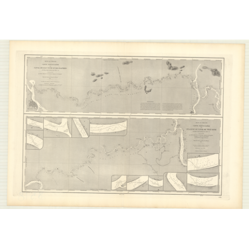 Reproduction carte marine ancienne - 3518 - TONG-KIN (Delta), TONKIN (Golfe), BAC-NINH (Canal), RAPIDES (Canal) - VIETNAM - PACI Reproduction carte marine ancienne - 3518 - TONG-KIN (Delta), TONKIN (Golfe), BAC-NINH (Canal), RAPIDES (Canal) - VIETNAM - PACI