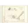 Reproduction carte marine ancienne - 3520 - MAYOTTE (île), ZAOUDZI (Rade), DZAOUDZI (Rade) - COMORES - INDIEN (Océan), INDES (Me