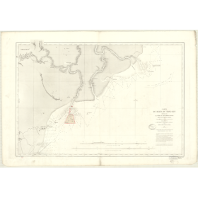 Reproduction carte marine ancienne - 3524 - TONKIN (Golfe), TONG-KIN (Delta), CUA BA, LAC, LACH, TRAN - VIETNAM - PACIFIQUE, CHI