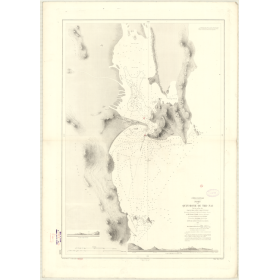 Reproduction carte marine ancienne Shom - 3530 - QUIN-HONE (Port), THI-NAI (Port), QUI NHON (Port) - COCHINCHINE,VIETNAM