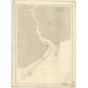 Carte marine ancienne - 3650 - PEGU, MARTABAN (Golfe), RANGOON (Rivière) - BIRMANIE - INDIEN (Océan), BENGALE (Golfe) - (1878 -