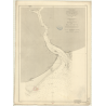 Reproduction carte marine ancienne - 3650 - PEGU, MARTABAN (Golfe), RANGOON (Rivière) - BIRMANIE - INDIEN (Océan), BENGALE (Golf