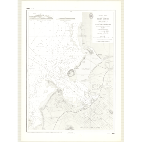 Carte marine ancienne - 3687 - pORT LOUIS - MAURICE (île) - INDES (Mer), INDIEN (Océan) - (1879 - ?)