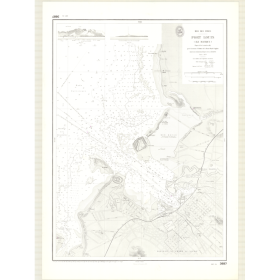 Reproduction carte marine ancienne - 3687 - PORT LOUIS - MAURICE (île) - INDES (Mer), INDIEN (Océan) - (1879 - ?)