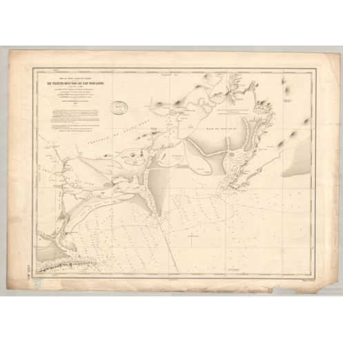 Reproduction carte marine ancienne - 4309 - TONKIN (Golfe), TSIENG, MUI, TAO, PAK, LONG (Cap) - VIETNAM - PACIFIQUE, CHINE (Mer) Reproduction carte marine ancienne - 4309 - TONKIN (Golfe), TSIENG, MUI, TAO, PAK, LONG (Cap) - VIETNAM - PACIFIQUE, CHINE (Mer)