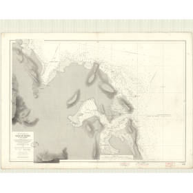 Reproduction carte marine ancienne Shom - 5376 - RIGNY (Baie - Abords) - MADAGASCAR (Côte Nord-Est) - INDIEN (Océan) -