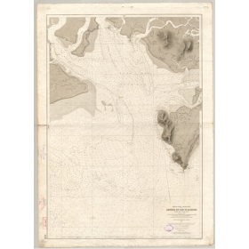 Reproduction carte marine ancienne Shom - 5428 - SAINT-JACQUES (Cap - Abords), GANH-RAI (Baie) - COCHINCHINE,VIETNAM - p