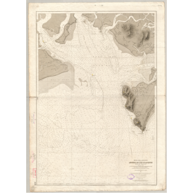 Reproduction carte marine ancienne - 5428 - SAINT-JACQUES (Cap - Abords), GANH-RAI (Baie) - COCHINCHINE, VIETNAM - PACIFIQUE, CH