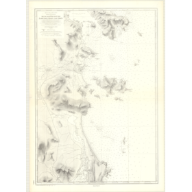 Reproduction carte marine ancienne Shom - 5564 - ANNAM, NHATRANG (Abords), HONNAI (Pointe), MUI BAN THAN - VIETNAM - pAC