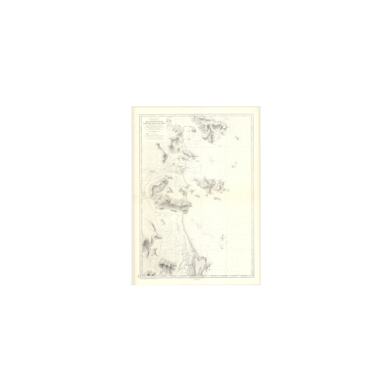 Carte marine ancienne - 5564 - ANNAM, NHATRANG (Abords), HONNAI (Pointe), MUI BAN THAN - VIETNAM - PACIFIQUE, CHINE (Mer) - (192