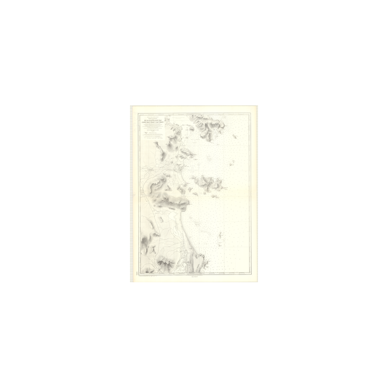 Reproduction carte marine ancienne - 5564 - ANNAM, NHATRANG (Abords), HONNAI (Pointe), MUI BAN THAN - VIETNAM - PACIFIQUE, CHINE