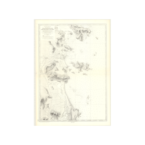 Reproduction carte marine ancienne Shom - 5564 - ANNAM, NHATRANG (Abords), HONNAI (Pointe), MUI BAN THAN - VIETNAM - pAC