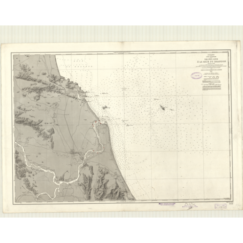 Reproduction carte marine ancienne - 5658 - ANNAM, NUI ONG, BRANDON (Baie) - INDOCHINE, VIETNAM - PACIFIQUE, CHINE (Mer) - (1928 Reproduction carte marine ancienne - 5658 - ANNAM, NUI ONG, BRANDON (Baie) - INDOCHINE, VIETNAM - PACIFIQUE, CHINE (Mer) - (1928