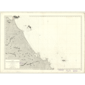 Reproduction carte marine ancienne - 5659 - ANNAM, BATANGAN (Cap), TOURANE (Cap) - VIETNAM - PACIFIQUE, CHINE (Mer) - (1929 - 20
