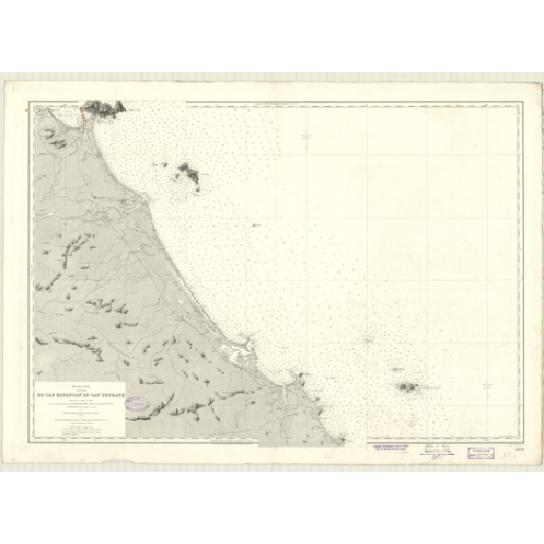 Reproduction carte marine ancienne - 5659 - ANNAM, BATANGAN (Cap), TOURANE (Cap) - VIETNAM - PACIFIQUE, CHINE (Mer) - (1929 - 20 Reproduction carte marine ancienne - 5659 - ANNAM, BATANGAN (Cap), TOURANE (Cap) - VIETNAM - PACIFIQUE, CHINE (Mer) - (1929 - 20