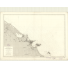 Reproduction carte marine ancienne Shom - 5660 - ANNAM, TOURANE (Abords), d'-NANG (Abords), CULAO CHAM, HUE - VIETNAM -