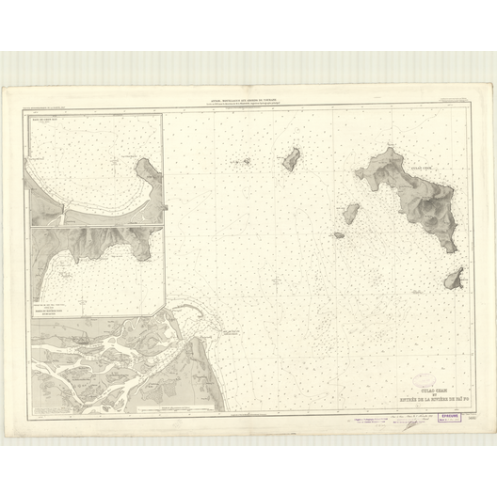 Reproduction carte marine ancienne - 5661 - ANNAM, CHON MAY (Baie), TUA MOI (Baie) - VIETNAM - PACIFIQUE, CHINE (Mer) - (1927 - Reproduction carte marine ancienne - 5661 - ANNAM, CHON MAY (Baie), TUA MOI (Baie) - VIETNAM - PACIFIQUE, CHINE (Mer) - (1927 -