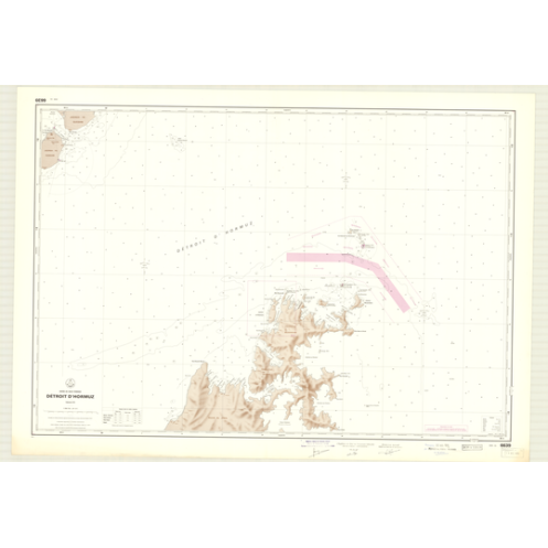 Carte marine ancienne - 6639 - HORMUZ (Détroit) - INDIEN (Océan), PERSIQUE (Golfe), OMAN (Golfe) - (1975 - 2000)