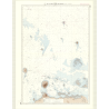 Reproduction carte marine ancienne Shom - 6640 - JABAL AZ ZANNAH (Abords), d'EBEL d'ANNA (Abords), des (île), JABAL AZ