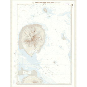 Reproduction carte marine ancienne Shom - 6642 - JABAL AZ ZANNAH (Mouillages - Abords), d'EBEL d'ANNA (Mouillages - Abor